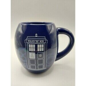 BBC Doctor Who TARDIS Blue Ceramic 12oz Mug Microwave Dishwasher Safe Collectors
